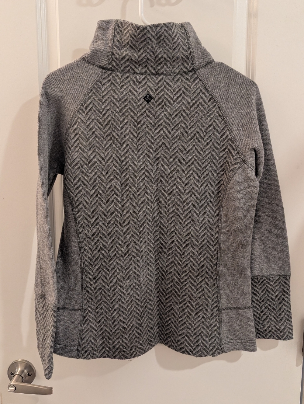 Gray Prana Lucia Cowl Neck Sweater - Picture 2 of 9
